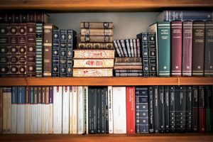 Home Industriële boekenkast met metalen frame en houten planken, gestyleerd met boeken, planten en decoratieve accessoires