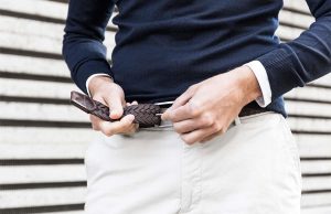 Home Highbuckle riem zonder gaatjes met geavanceerd sluitmechanisme voor perfecte pasvorm en moderne stijl